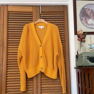 ✨ POP SUGAR Yellow Cardigan Sweater ✨